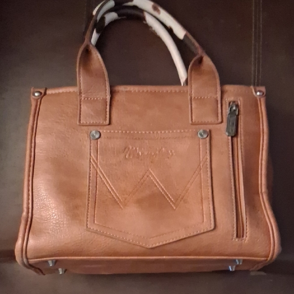 Wrangler Brown and White Tote Bag - Picture 2 of 4